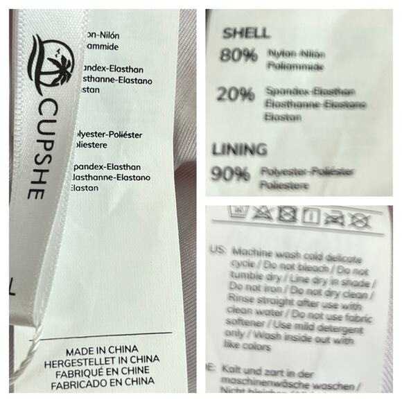 Cupshe New Swimsuit Cherry Red One Piece Criss Cross Circle Women’s Size Medium - Picture 11 of 12